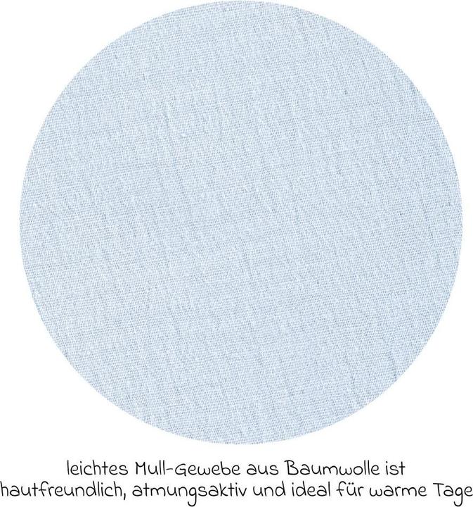 Produktbild Alvi Schlafsäcke Sommer-Schlafsack mit Füssen Musselin / Sleep-Overall (90 cm, 0.5 TOG, Sommer)