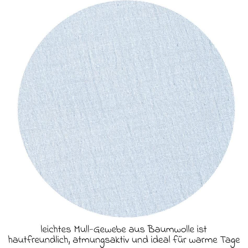 Thumbnail - Alvi, Babyschlafsack, Schlafsäcke Sommer-Schlafsack mit Füssen Musselin / Sleep-Overall