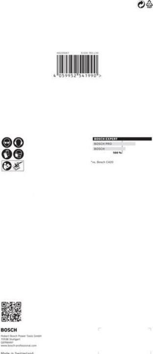 Productafbeelding Bosch Professional Zubehör Expert C470 Schuurpapier met 14 gaten voor vlakschuurmachine, 115 x 230 mm, G 60, 10 stuks. (60)