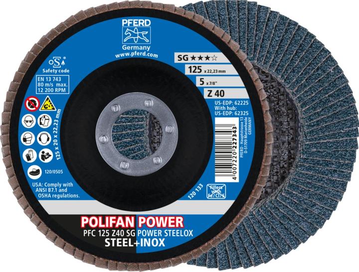 Actual product image Pferd Polifan serrated lock washer (40)