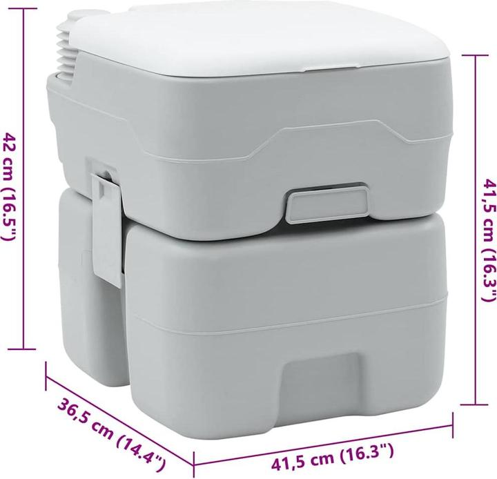 Produktbild vidaXL Camping-Toilette