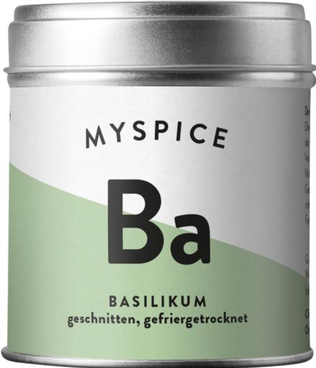 Produktbild Myspice Basilikum geschnitten gefriergetrocknet (7 g)