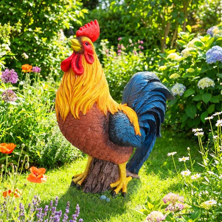 Produktbild Relaxdays Gartenfigur Huhn