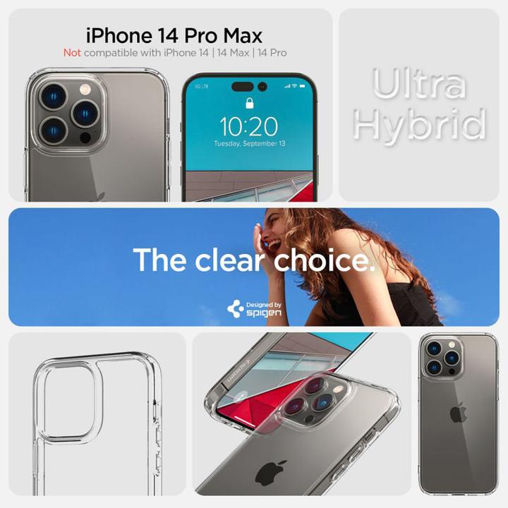 Actual product image Spigen Ultra Hybrid Series (Apple iPhone 14 Pro Max)