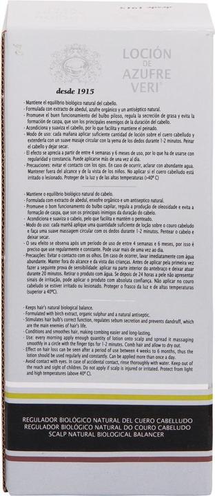 Produktbild Inteacosmetics AZUFRE VERI locion anti-caída 400 ml (400 ml)