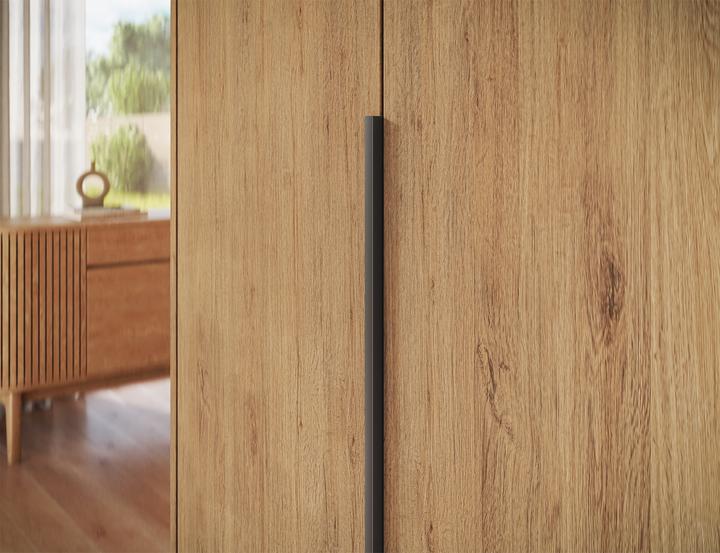 Produktbild ADRK Furniture Bregma III Drehtürenschrank mit Aufsatz (148 x 58 x 250 cm)