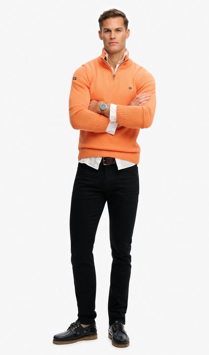 Produktbild Superdry Baumwoll-Strickpullover mit Reissverschluss (S)