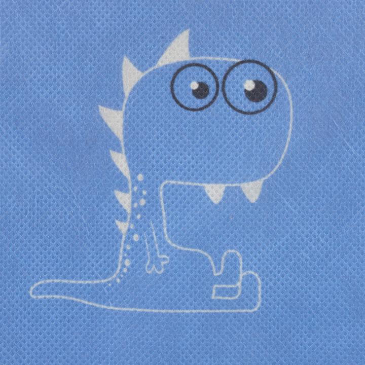 Actual product image Relaxdays Dinosaur Children's Shelf with Boxes (27.50 x 30 x 89 cm)