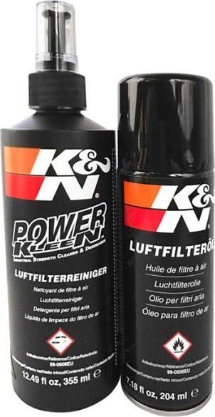 K&N kit luftfilterreiniger schmiermittel