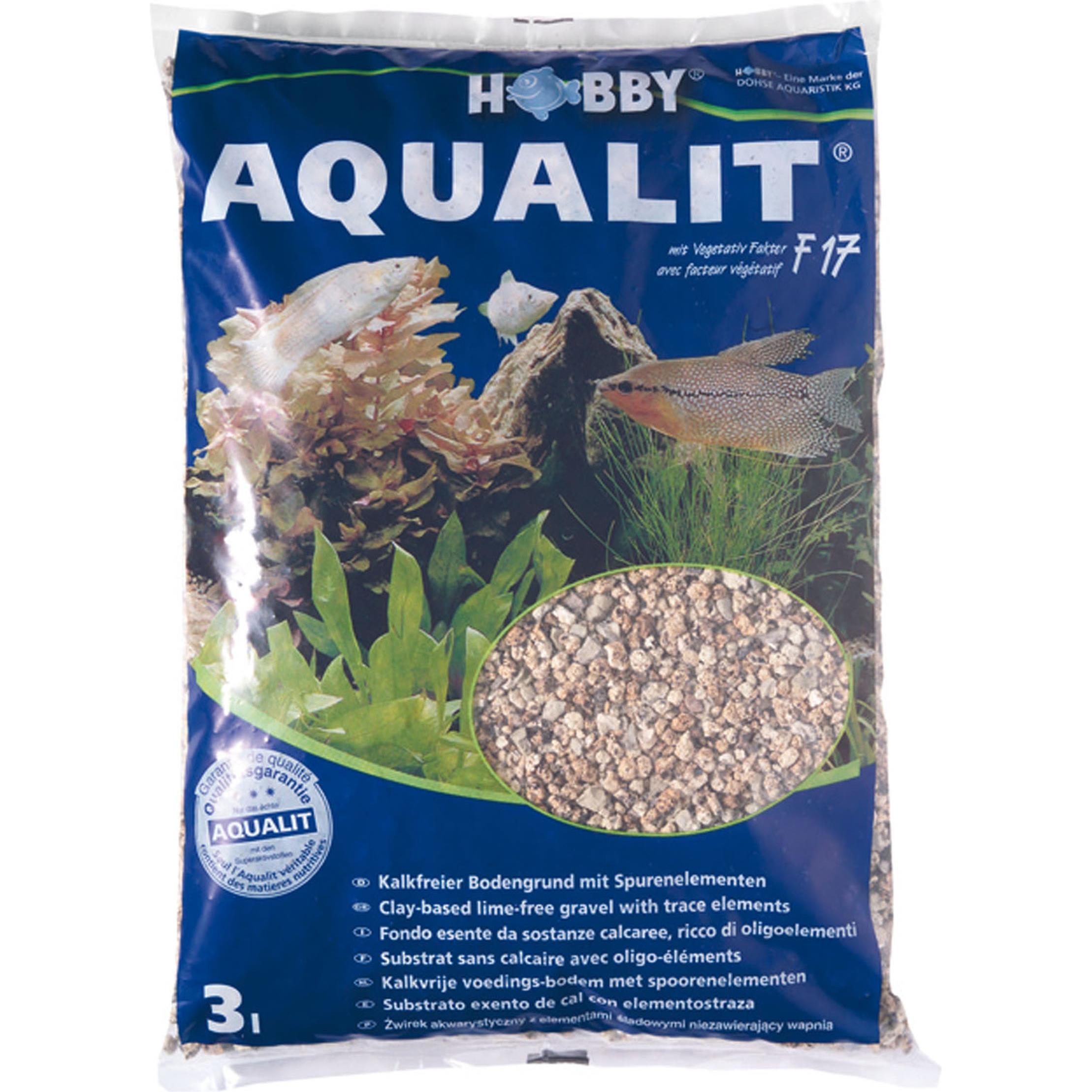 Thumbnail - Hobby Bodengrund Aqualit 3l (Bodengrund, sonstige Gegenstände), Aquarium Dekoration
