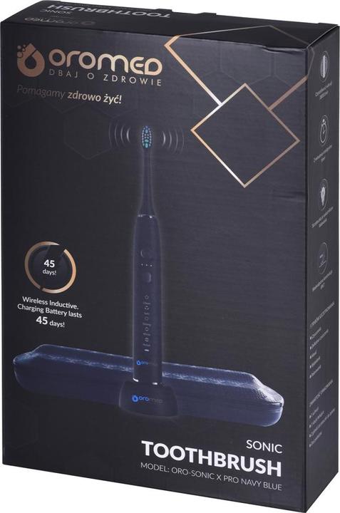 Immagine prodotto Oromed Oro-Sonic X Pro Navy Blue (Spazzolino sonico)