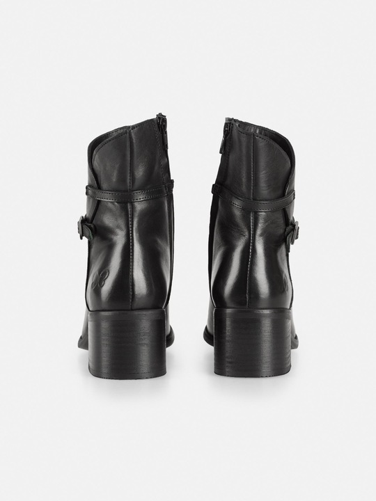 Produktbild Felmini MIRA D947 Eleganter schwarzer Stiefel mit niedrigem Absatz, hergestellt aus weichem Leder. Diese sti (39)