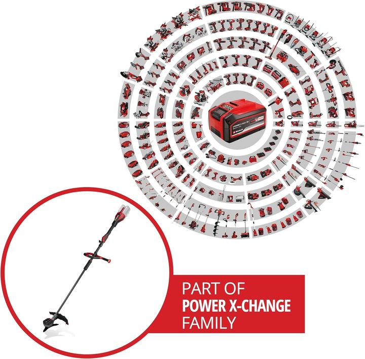 Immagine prodotto Einhell Professional GP-BC 36/430 Li P BL-Solo Motorsense 36 V 2.5 Ah Schnitt (Lama per taglio metalli)