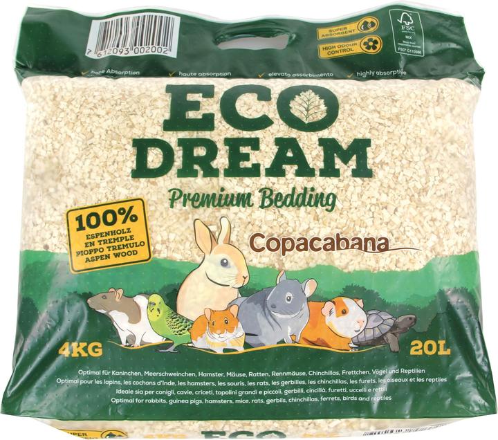 Copacabana Literie de qualité supérieure Eco Dream (4 kg, Copeaux)
