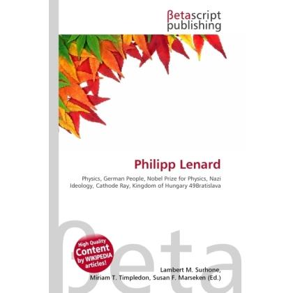 Philipp Lenard, Fachbücher