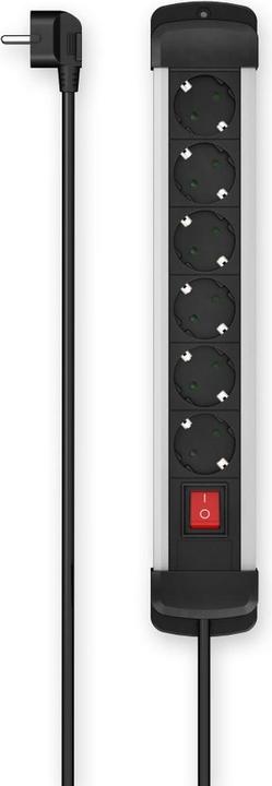 Produktbild Hama 00223104 Intelligente Steckerleiste 6 AC-Ausgänge 3 m (6x, CEE 7/3, 3 m)