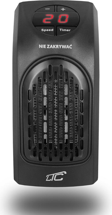 Actual product image Lasmex Black heater LTC 400W/230V with ceramic heating element (400 W)