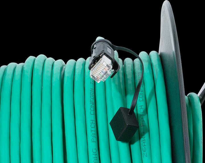 Actual product image LogiLink Network cable (S/FTP, CAT6a, 80 m)