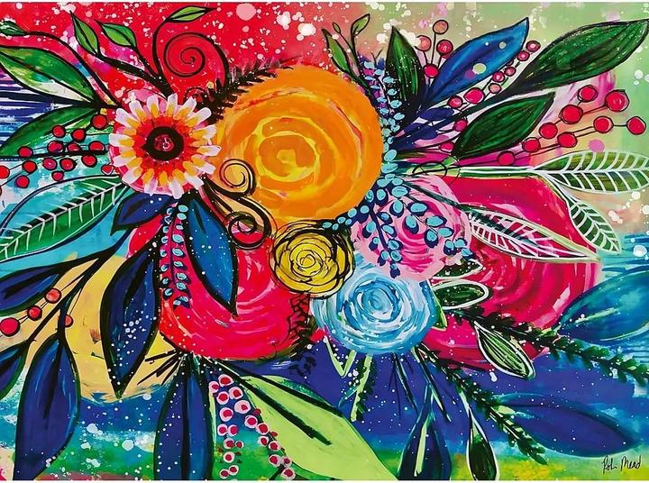 Actual product image Ravensburger Erwachsenenpuzzle 500 Teile - Farbenexplosion (500 pieces)
