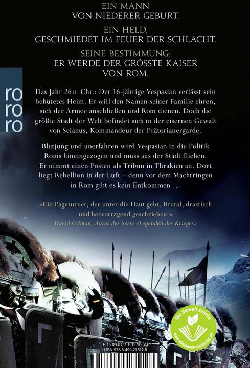 Produktbild Vespasian. Das Schwert des Tribuns (Deutsch, Robert Fabbri, 2018)