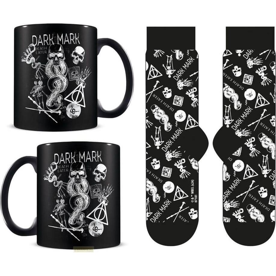 Pyramid, Tasse, Harry Potter Set Tasse und Socken Dark Art (325 ml, 2 x)