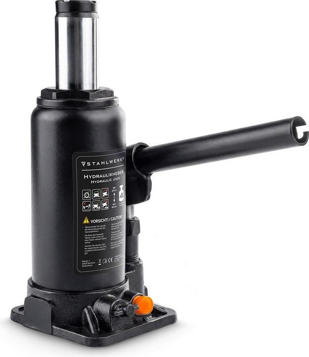 Produktbild Stahlwerk Hydraulikheber 4 Tonnen Hubkraft 180-350 mm Stempelwagenheber Autoheber Wagenheber