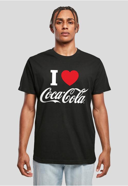 Produktbild Merchcode Coca Cola I Love Coke Tee - 119309 (4XL)
