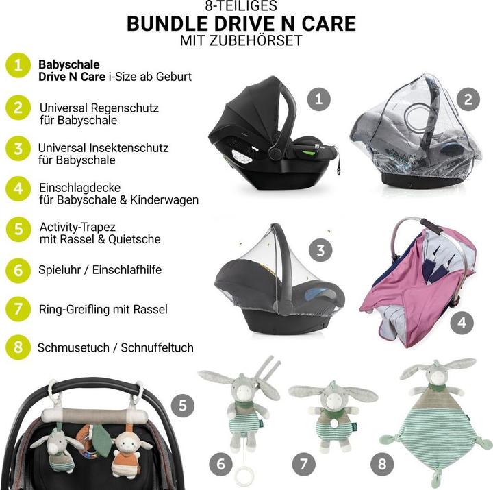 Actual product image Hauck Babyschale Drive N Care i-Size ab Geburt (Baby car seat)