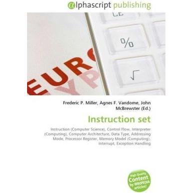 Instruction set, Fachbücher von Agnes F. Vandome, Frederic P. Miller, John McBrewster
