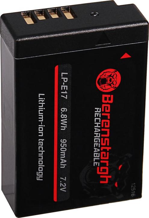 Produktbild Berenstargh Akku f. Canon LP-E17 EOS 200D 750D 760D 8000D Kiss X8i M3 Rebel Rebel T6i (Kamera Akku)