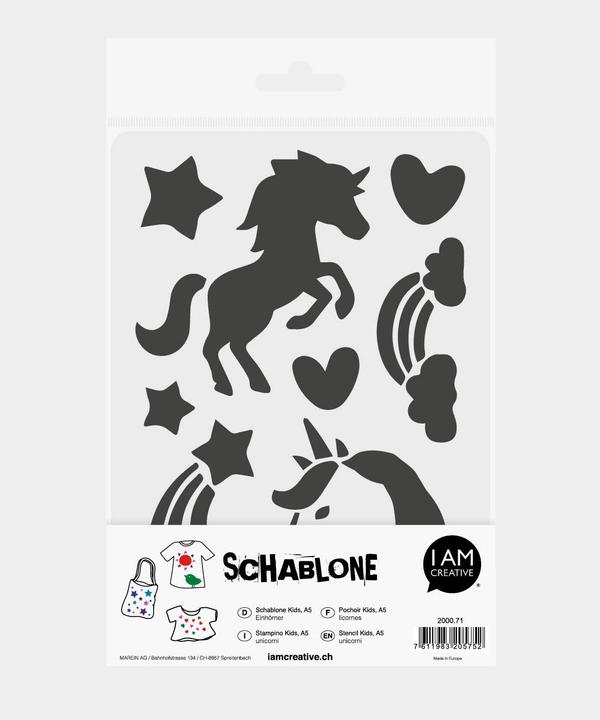 Produktbild I Am Creative Schablone Kids
