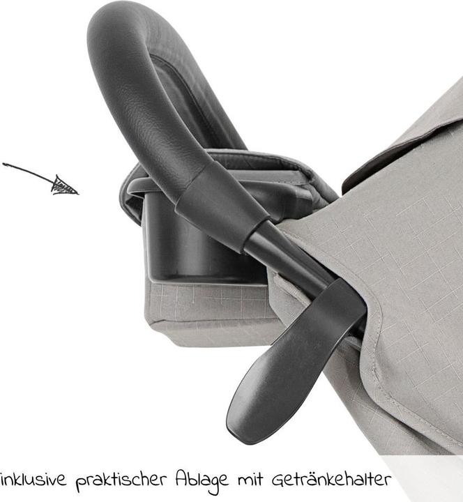 Image du produit Joie Litetrax Pro Air avec habillage pluie Pebble