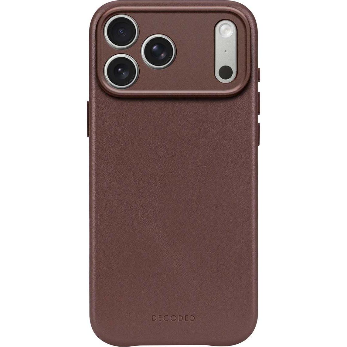Decoded Leather Backcover (Apple iPhone 17 Pro Max), Cover smartphone, Marrone
