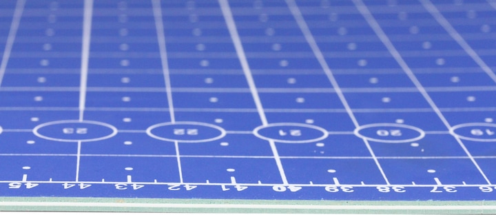Actual product image Paintersisters Cutting mat A1 blue black (90 x 60 cm)