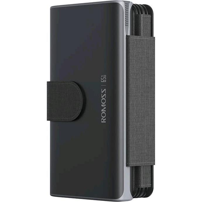 Thumbnail - Romoss Solar Powerbank 30000mAh 65W Black (30000 mAh, 65 W), Powerbank, Schwarz