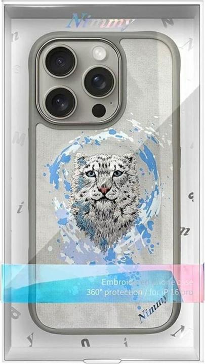 Actual product image Uniq Nimmy Panther MagSafe case for iPhone 16 Pro light grey (Apple iPhone 16 Pro)