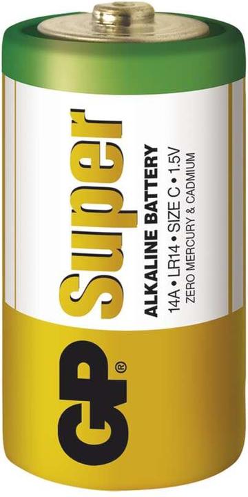 Produktbild GP Batteries 1x2 Super Alkaline 1,5V C Baby LR14 (2 Stk., C, 1400 mAh)