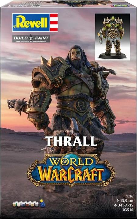 Actual product image Revell Gift Set World of Warcraft The Orc Thrall