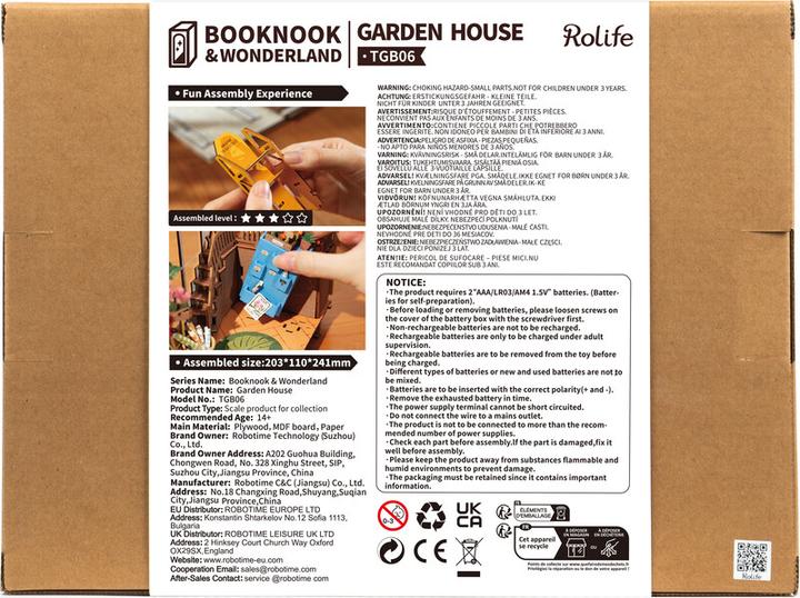 Produktbild Rolife Gartenhaus - Book Nook