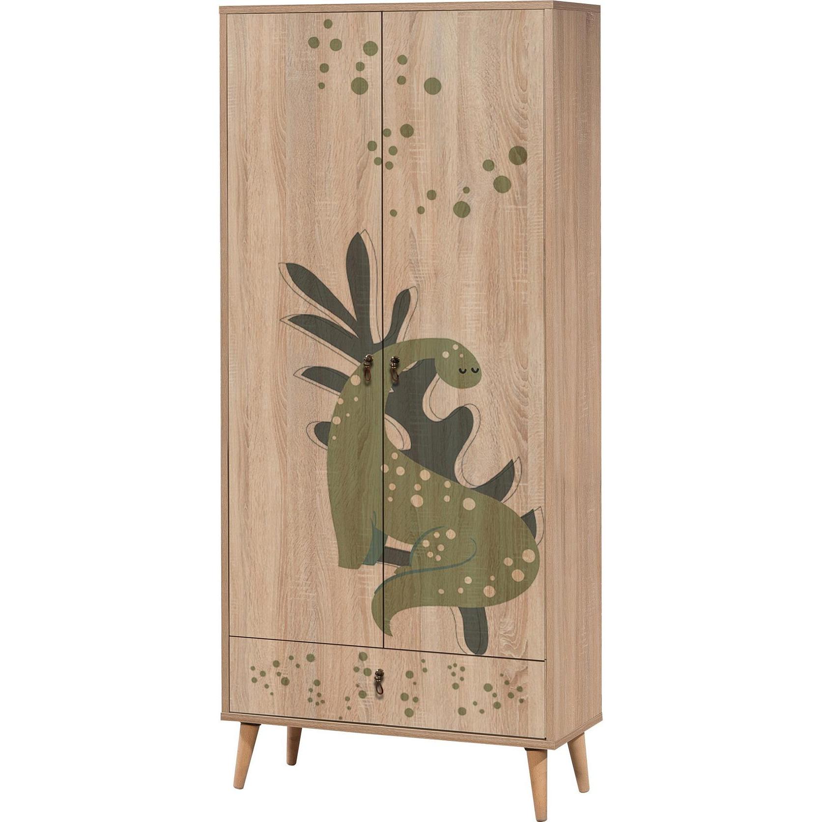 Thumbnail - Hanah Home, Kleiderschrank, Luciano (80 x 45 x 190 cm)