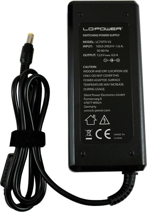 Image du produit LC-Power Bo?tier MiniITX 1350MI-V2 2xUSB-A/Audio,LC75ITX-V2,black (Mini-ITX)