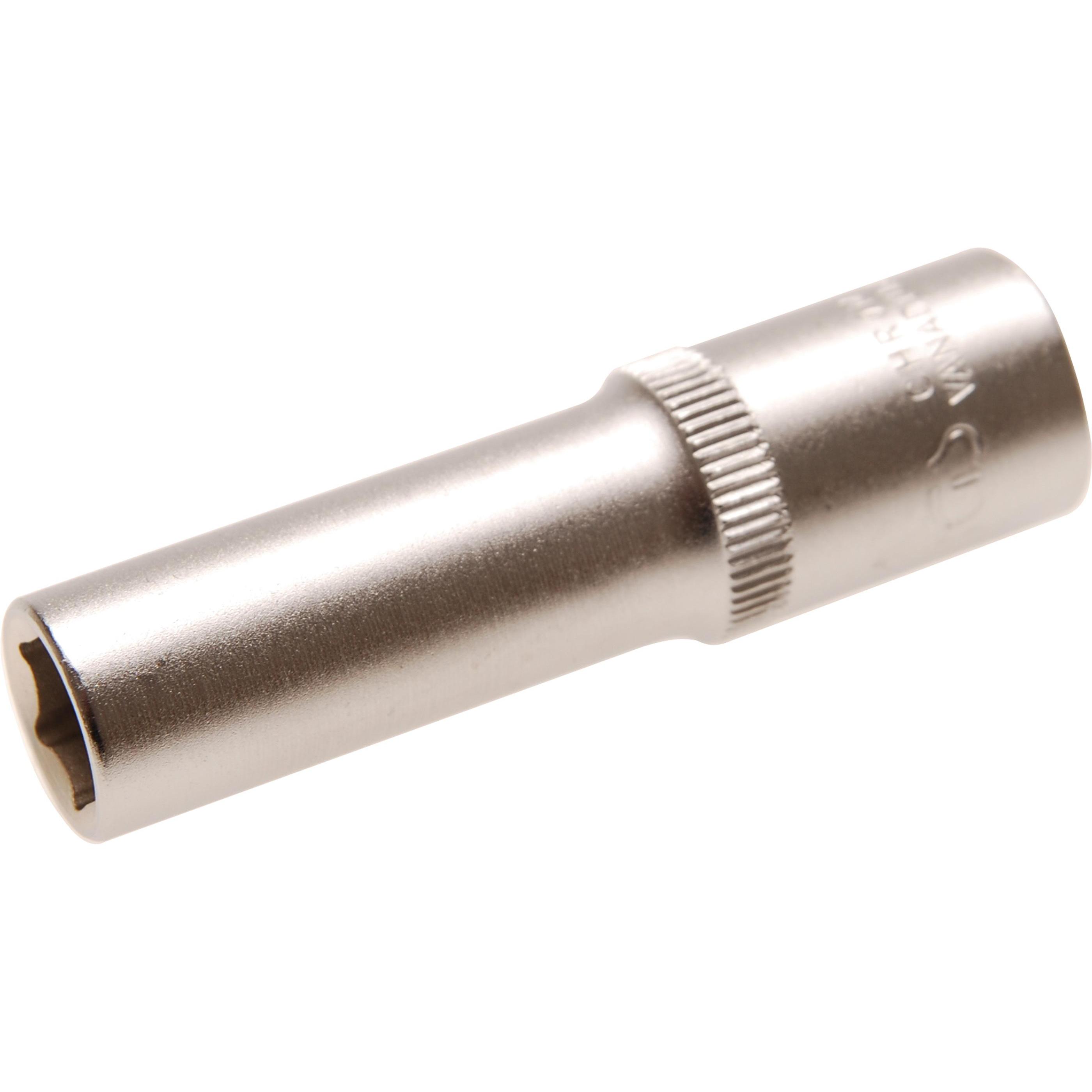BGS, Steckschlüssel + Stecknuss, Steckschlüssel-Einsatz Super Lock, tief Antrieb Innenvierkant 10 mm (3/8") SW 9 mm (9 m...