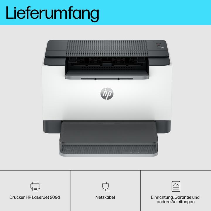Actual product image HP LaserJet M209d (Laser, Black and white)