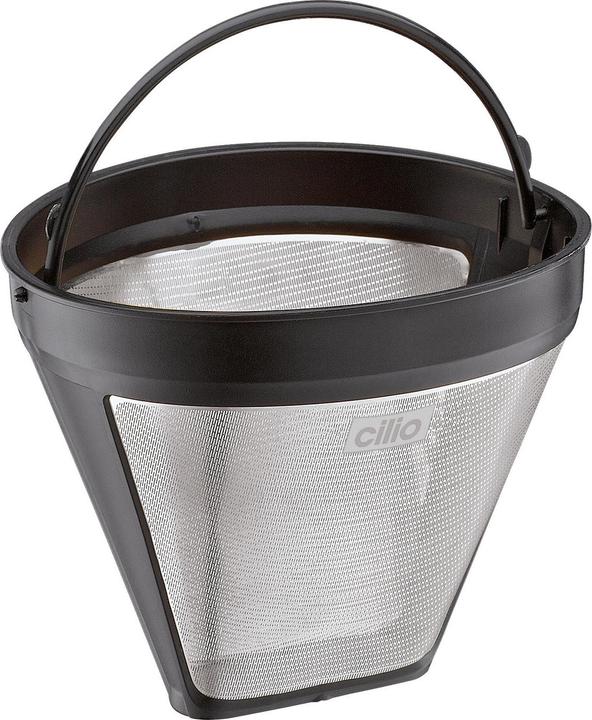 Cilio Kaffeedauerfilter 'Edelstahl' Gr. 4