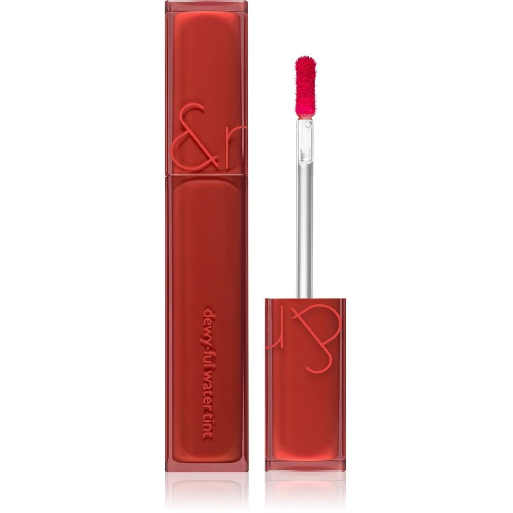 Rom&Nd, Rossetto + Lucidalabbra, Dewyful Water Tint Lip Gloss 0,18 fl oz 04 Chili Up Longlasting Lip Tint Moisturising Natural Gloss (04 Chilli Up)