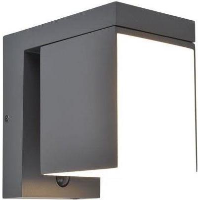 Lutec, Gartenbeleuchtung, Solar Hybrid LED Wall Light Prima 3000k