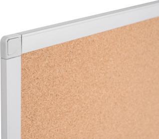 Produktbild Bi-Office Korktafel AYDA, Aluminiumrahmen, 1.200 x 900 mm (Pinnwand, 120 x 90 cm)