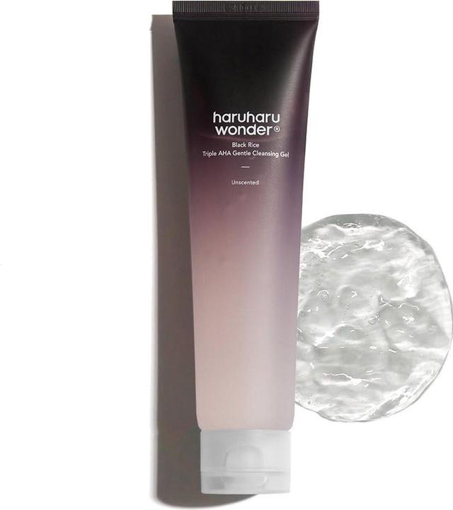 Immagine prodotto Haruharu Wonder Black Rice Triple AHA Gentle Cleansing Gel 100ml - Hydrating (Gel detergente, 100 ml)