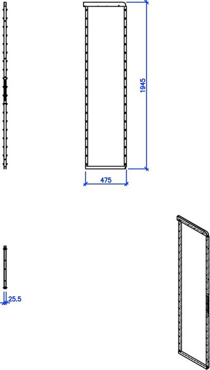 Actual product image Peka Metall Standard larder unit pull-out system