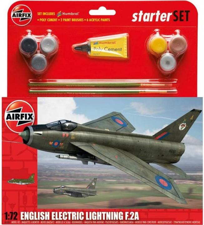 Image du produit Airfix Kit de construction Starter Set Lightning F A 1:72